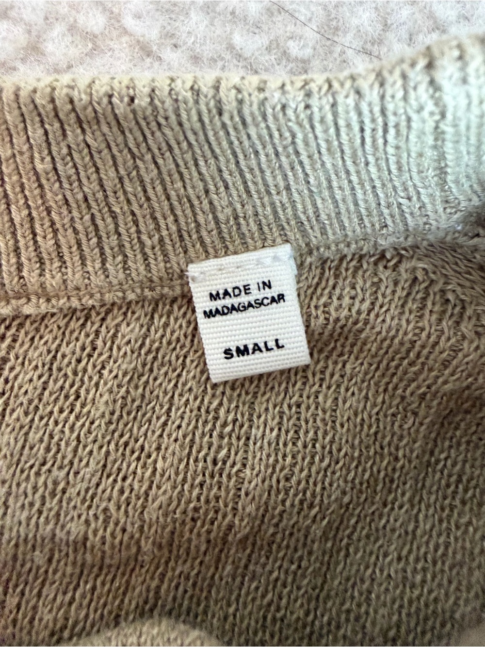 Buck Mason Hemp-Cotton Knit Pocket Tee — Size Small - Picture 4 of 5